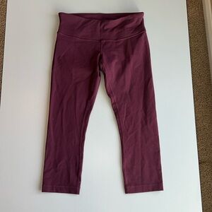 lululemon athletica Burgundy/Merlot Leggings